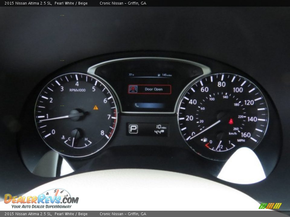 2015 Nissan Altima 2.5 SL Pearl White / Beige Photo #15