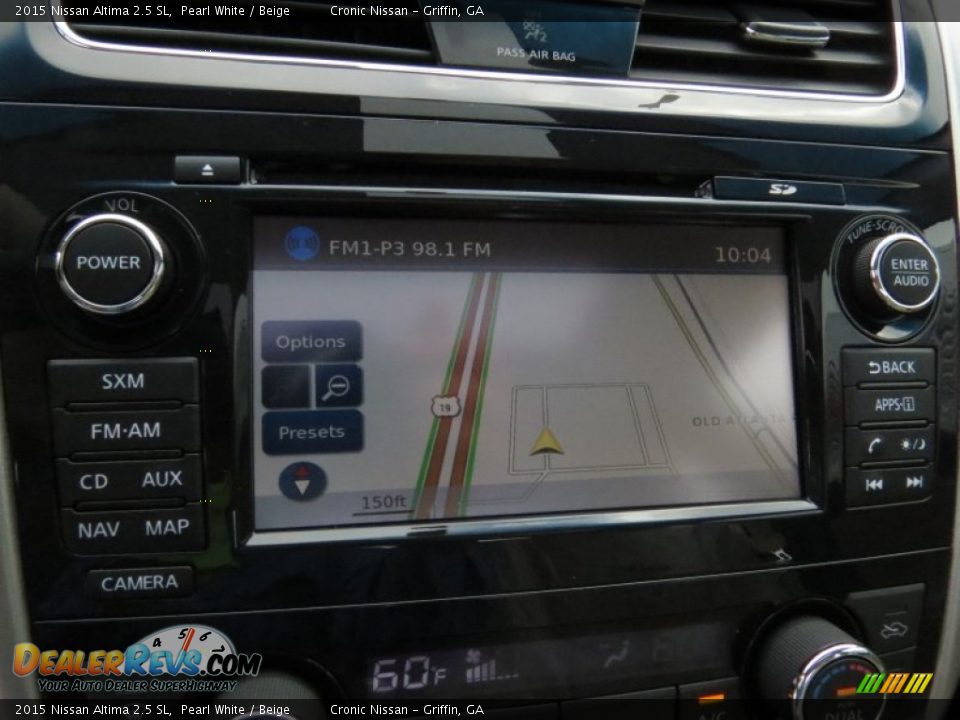 2015 Nissan Altima 2.5 SL Pearl White / Beige Photo #16