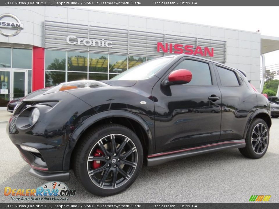 2014 Nissan Juke NISMO RS Sapphire Black / NISMO RS Leather/Synthetic Suede Photo #1