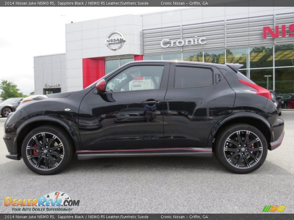 2014 Nissan Juke NISMO RS Sapphire Black / NISMO RS Leather/Synthetic Suede Photo #2