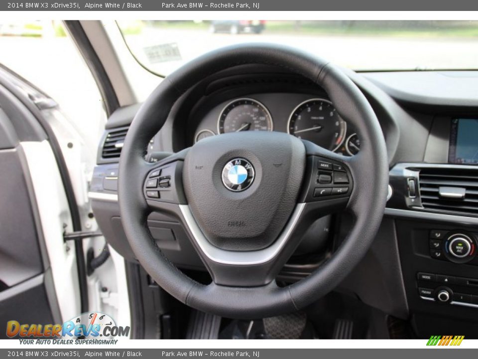 2014 BMW X3 xDrive35i Alpine White / Black Photo #17