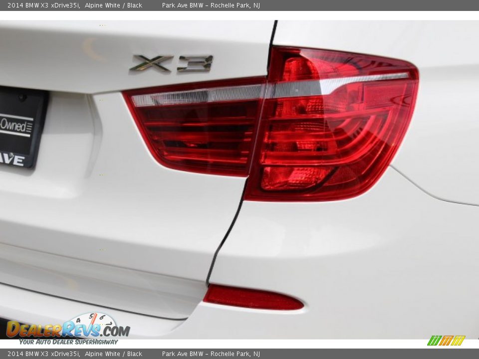2014 BMW X3 xDrive35i Alpine White / Black Photo #22