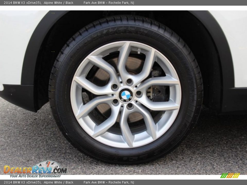 2014 BMW X3 xDrive35i Alpine White / Black Photo #31