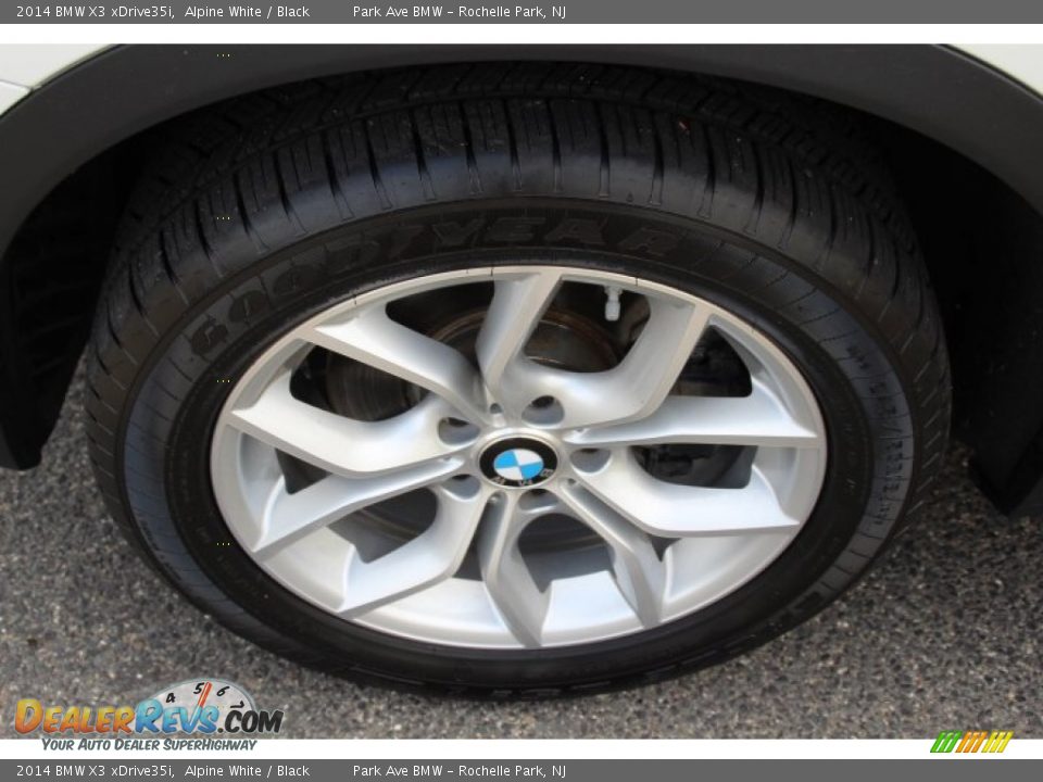2014 BMW X3 xDrive35i Alpine White / Black Photo #32