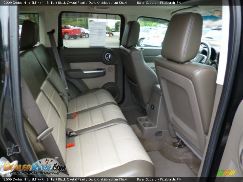 Rear Seat of 2009 Dodge Nitro SLT 4x4 Photo #11