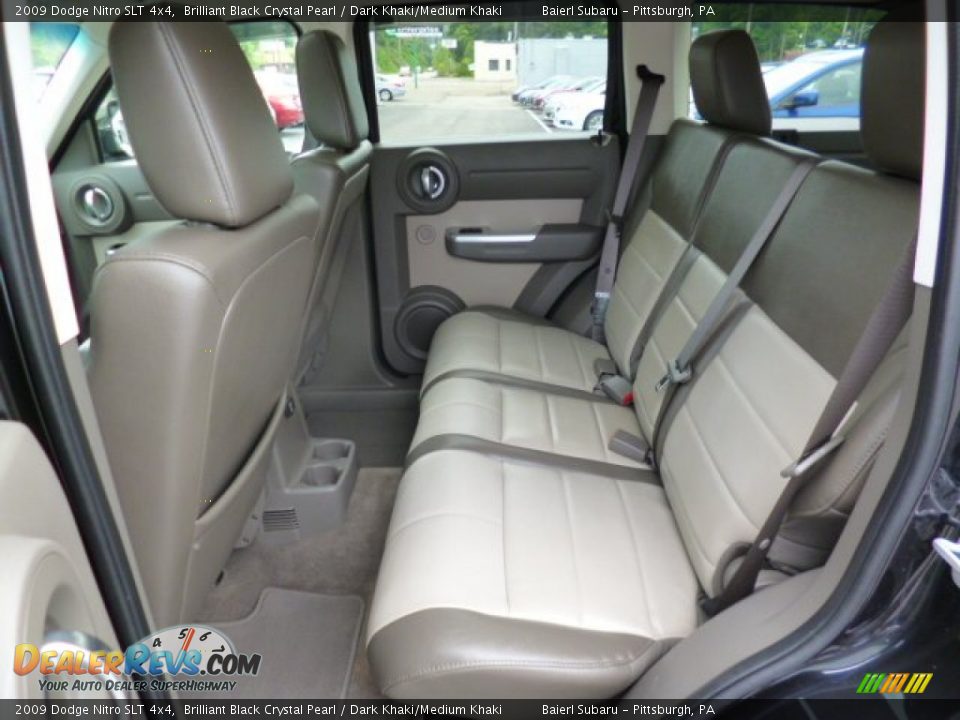 Rear Seat of 2009 Dodge Nitro SLT 4x4 Photo #13