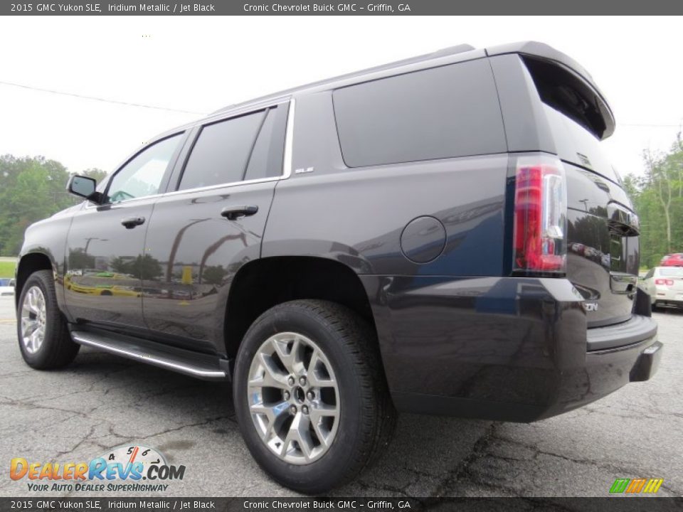2015 GMC Yukon SLE Iridium Metallic / Jet Black Photo #5