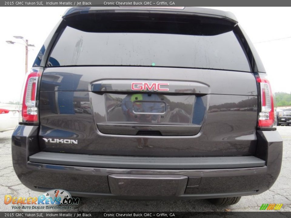 2015 GMC Yukon SLE Iridium Metallic / Jet Black Photo #6