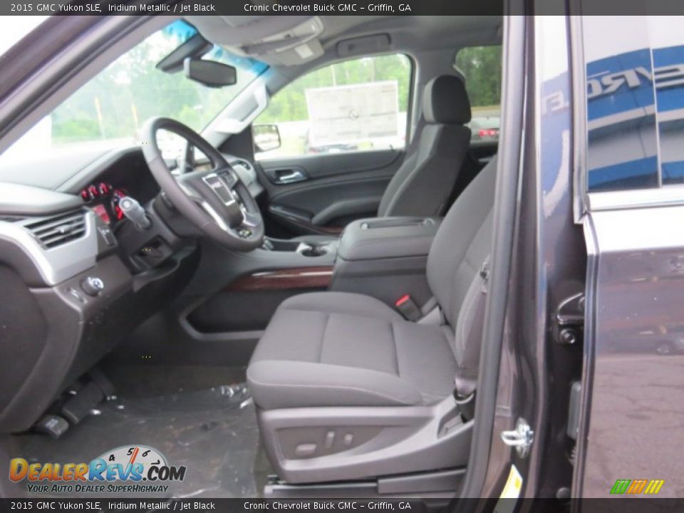 2015 GMC Yukon SLE Iridium Metallic / Jet Black Photo #10