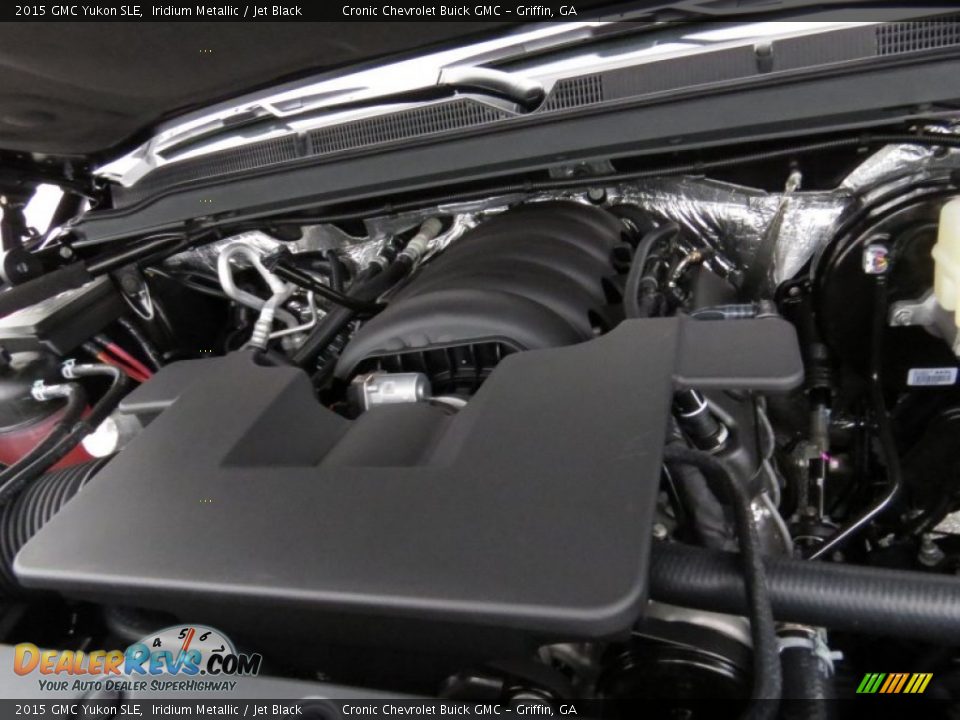 2015 GMC Yukon SLE Iridium Metallic / Jet Black Photo #12