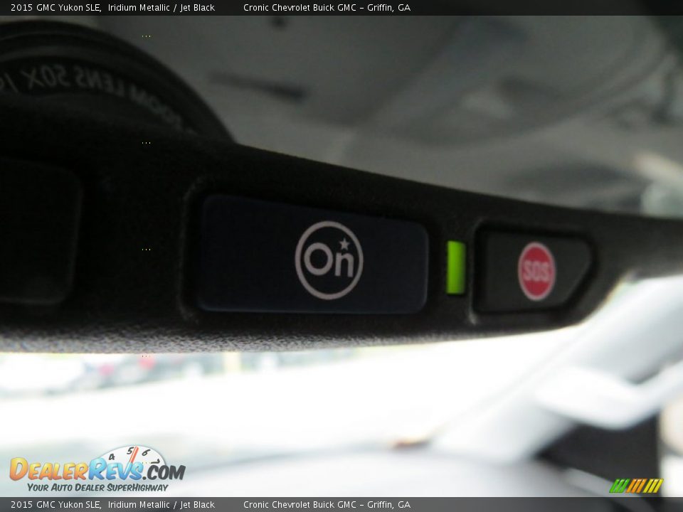 2015 GMC Yukon SLE Iridium Metallic / Jet Black Photo #15