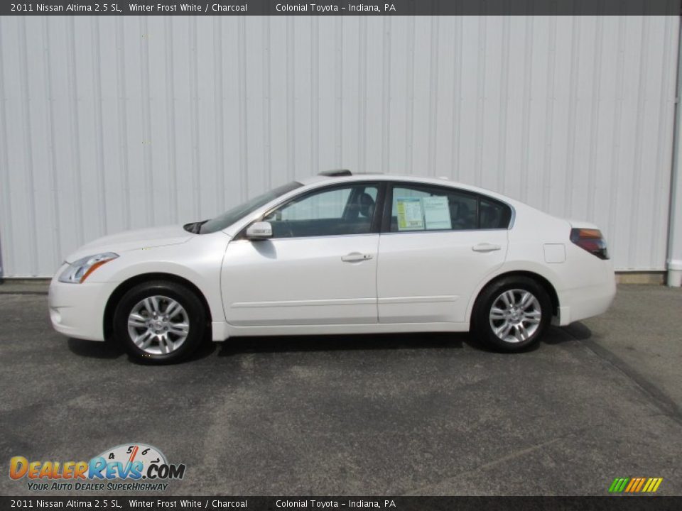 2011 Nissan Altima 2.5 SL Winter Frost White / Charcoal Photo #2