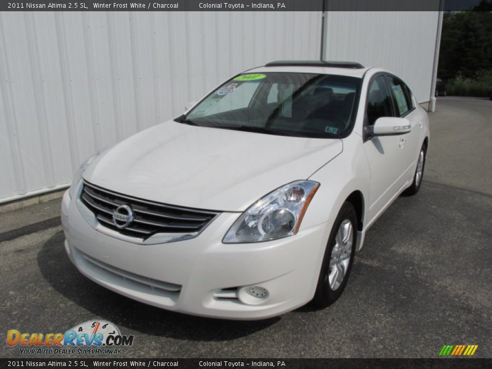 2011 Nissan Altima 2.5 SL Winter Frost White / Charcoal Photo #9
