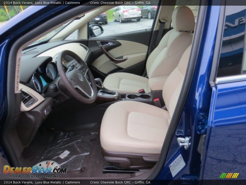 2014 Buick Verano Luxo Blue Metallic / Cashmere Photo #10