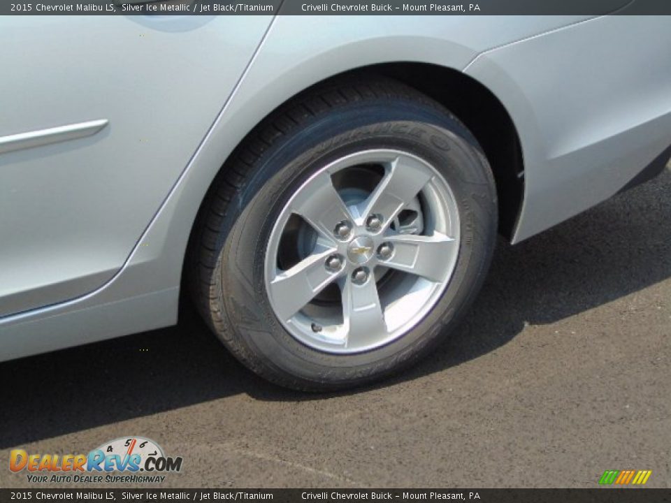 2015 Chevrolet Malibu LS Silver Ice Metallic / Jet Black/Titanium Photo #3