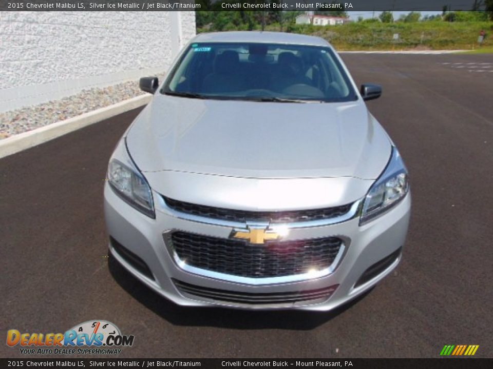 2015 Chevrolet Malibu LS Silver Ice Metallic / Jet Black/Titanium Photo #4