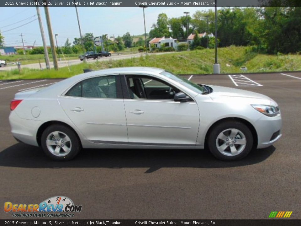 2015 Chevrolet Malibu LS Silver Ice Metallic / Jet Black/Titanium Photo #6