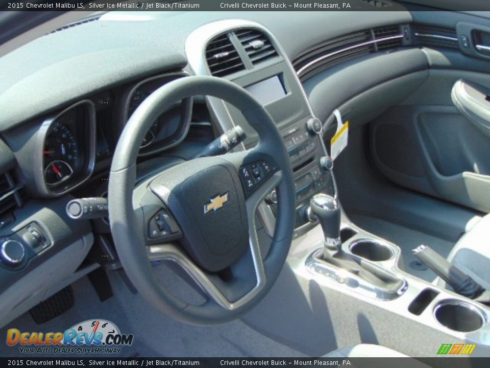 2015 Chevrolet Malibu LS Silver Ice Metallic / Jet Black/Titanium Photo #10