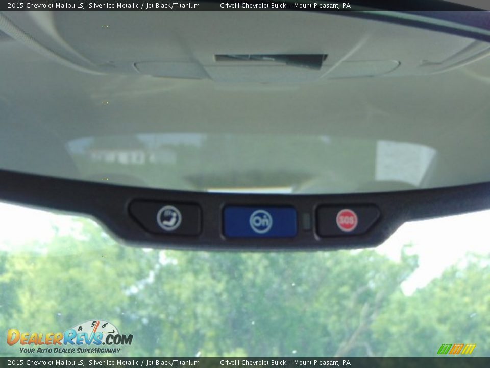 2015 Chevrolet Malibu LS Silver Ice Metallic / Jet Black/Titanium Photo #14