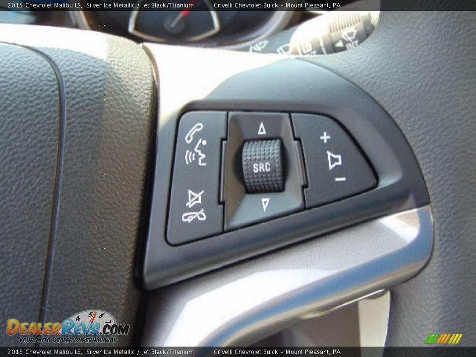 2015 Chevrolet Malibu LS Silver Ice Metallic / Jet Black/Titanium Photo #15