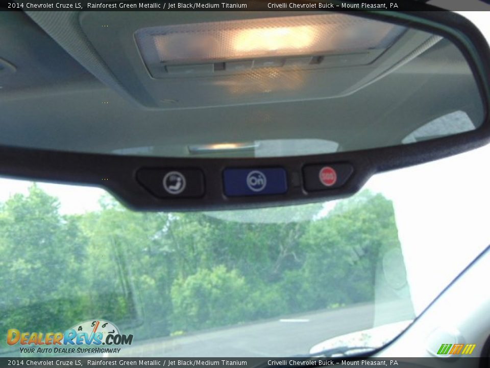 2014 Chevrolet Cruze LS Rainforest Green Metallic / Jet Black/Medium Titanium Photo #11