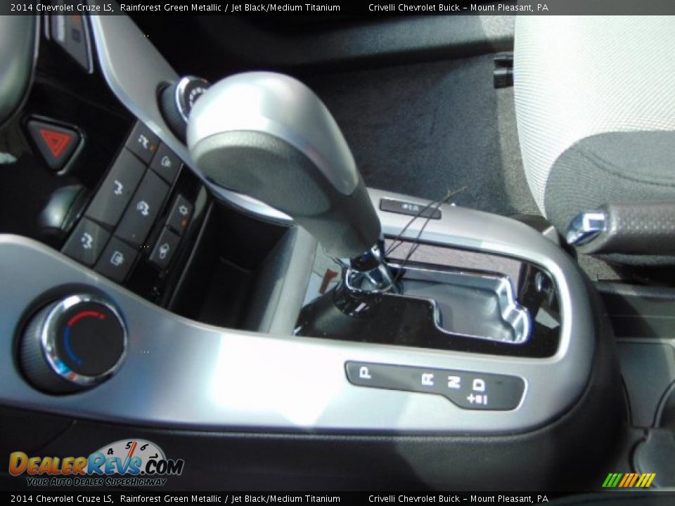 2014 Chevrolet Cruze LS Rainforest Green Metallic / Jet Black/Medium Titanium Photo #12