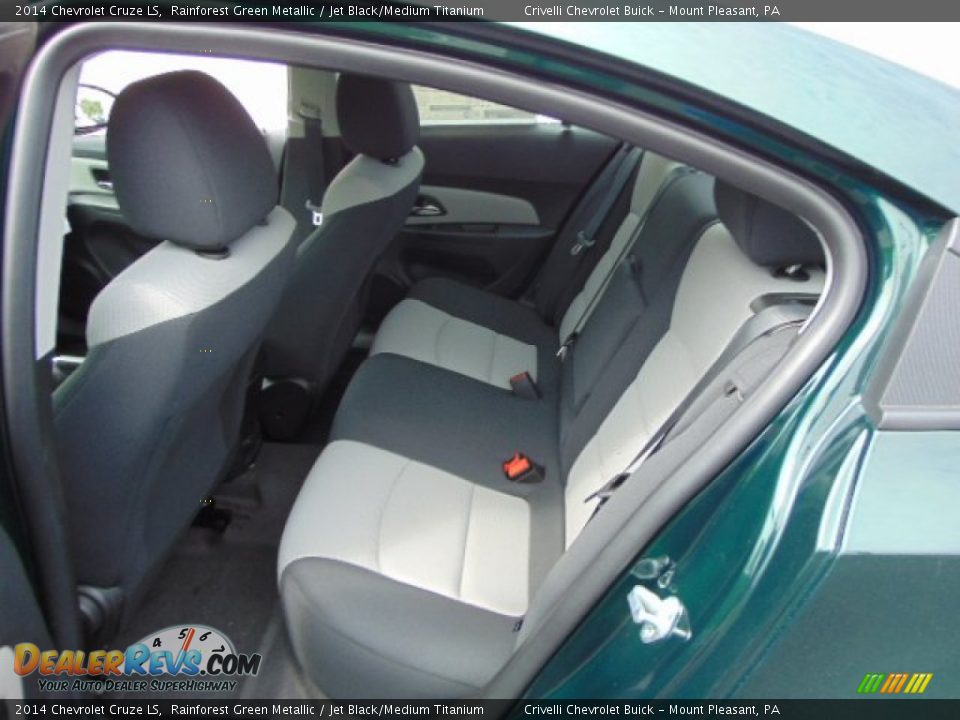 2014 Chevrolet Cruze LS Rainforest Green Metallic / Jet Black/Medium Titanium Photo #13
