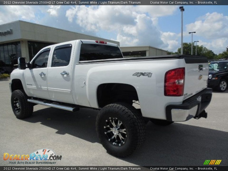 2012 Chevrolet Silverado 2500HD LT Crew Cab 4x4 Summit White / Light Titanium/Dark Titanium Photo #3
