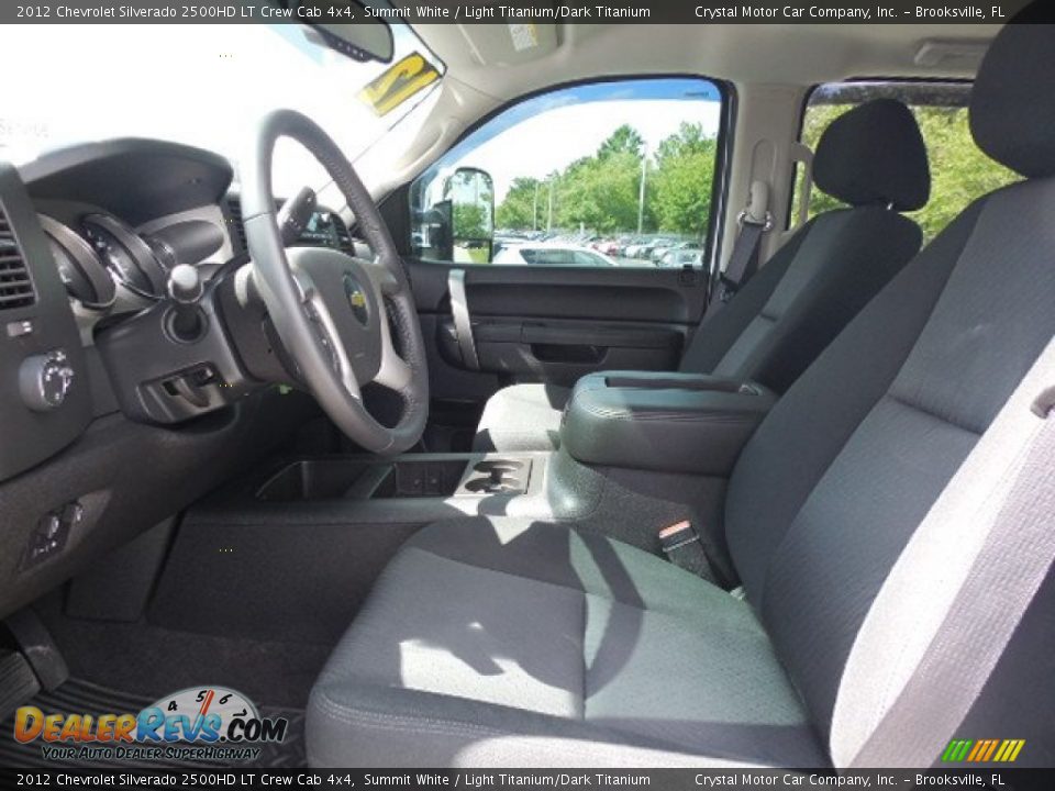 2012 Chevrolet Silverado 2500HD LT Crew Cab 4x4 Summit White / Light Titanium/Dark Titanium Photo #4