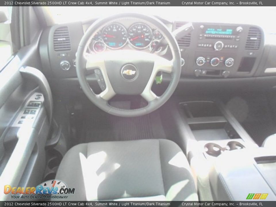 2012 Chevrolet Silverado 2500HD LT Crew Cab 4x4 Summit White / Light Titanium/Dark Titanium Photo #6