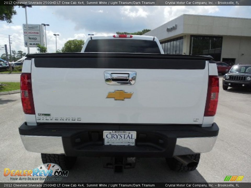 2012 Chevrolet Silverado 2500HD LT Crew Cab 4x4 Summit White / Light Titanium/Dark Titanium Photo #7