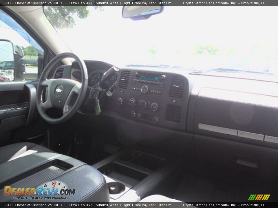 2012 Chevrolet Silverado 2500HD LT Crew Cab 4x4 Summit White / Light Titanium/Dark Titanium Photo #11