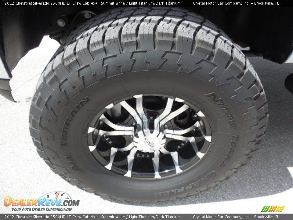2012 Chevrolet Silverado 2500HD LT Crew Cab 4x4 Summit White / Light Titanium/Dark Titanium Photo #14