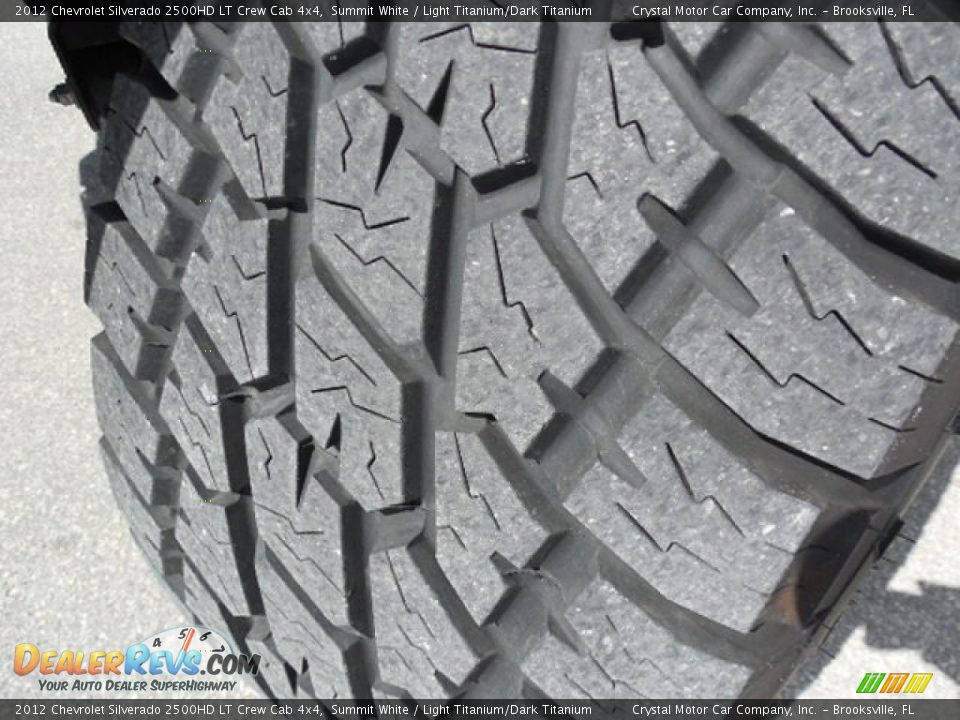2012 Chevrolet Silverado 2500HD LT Crew Cab 4x4 Summit White / Light Titanium/Dark Titanium Photo #15
