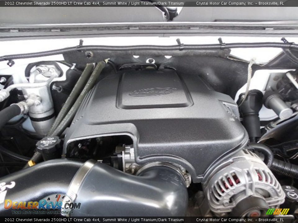 2012 Chevrolet Silverado 2500HD LT Crew Cab 4x4 Summit White / Light Titanium/Dark Titanium Photo #16