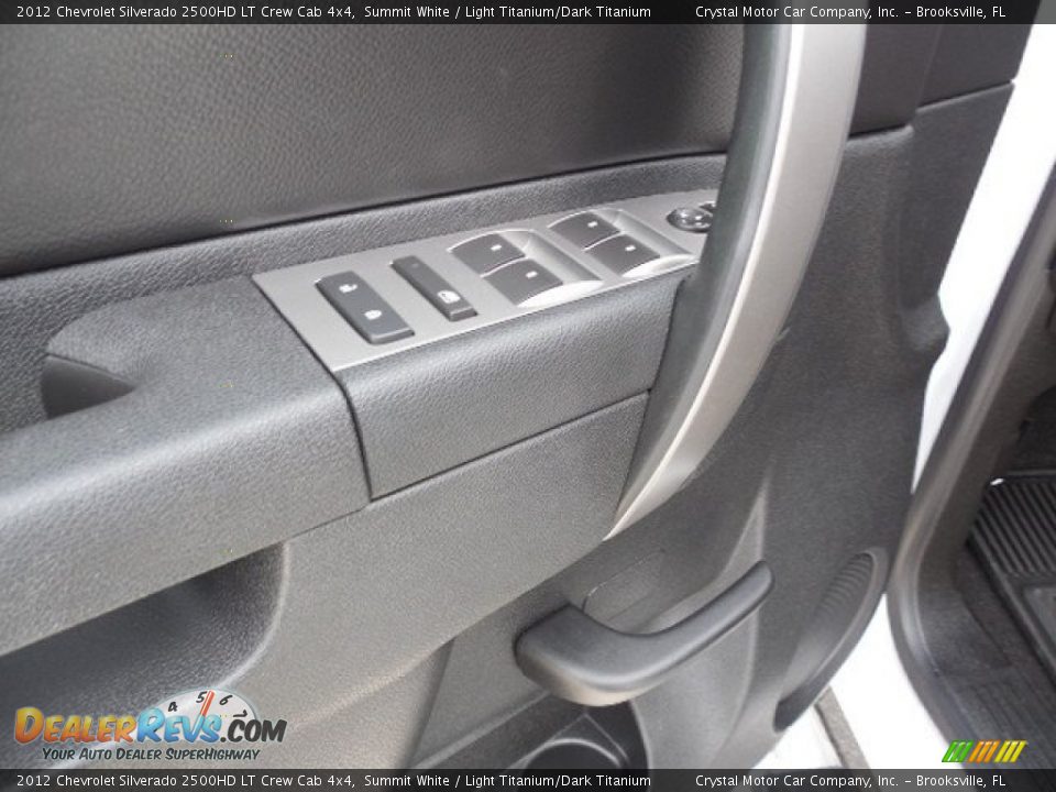2012 Chevrolet Silverado 2500HD LT Crew Cab 4x4 Summit White / Light Titanium/Dark Titanium Photo #17