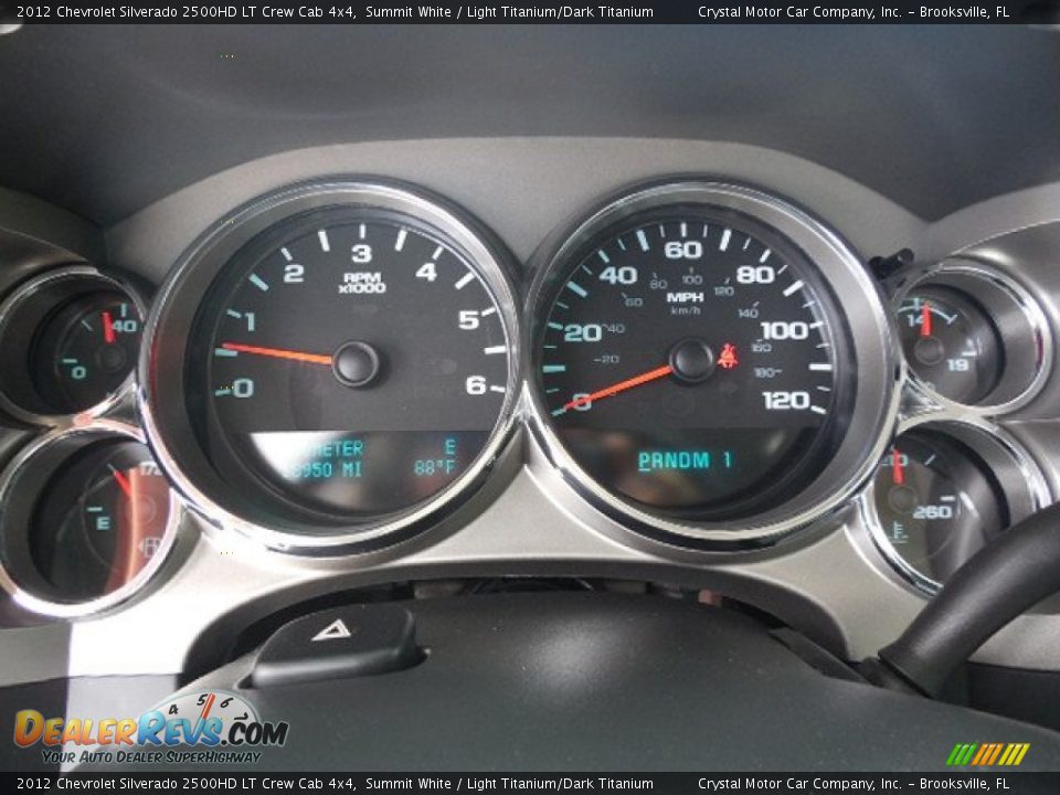 2012 Chevrolet Silverado 2500HD LT Crew Cab 4x4 Summit White / Light Titanium/Dark Titanium Photo #18
