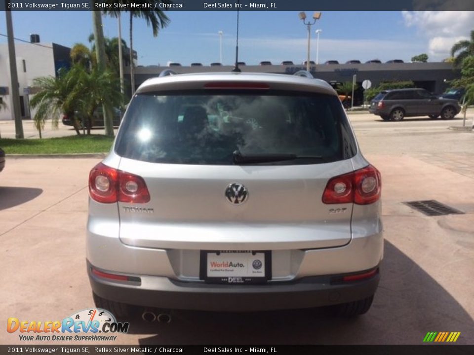 2011 Volkswagen Tiguan SE Reflex Silver Metallic / Charcoal Photo #4
