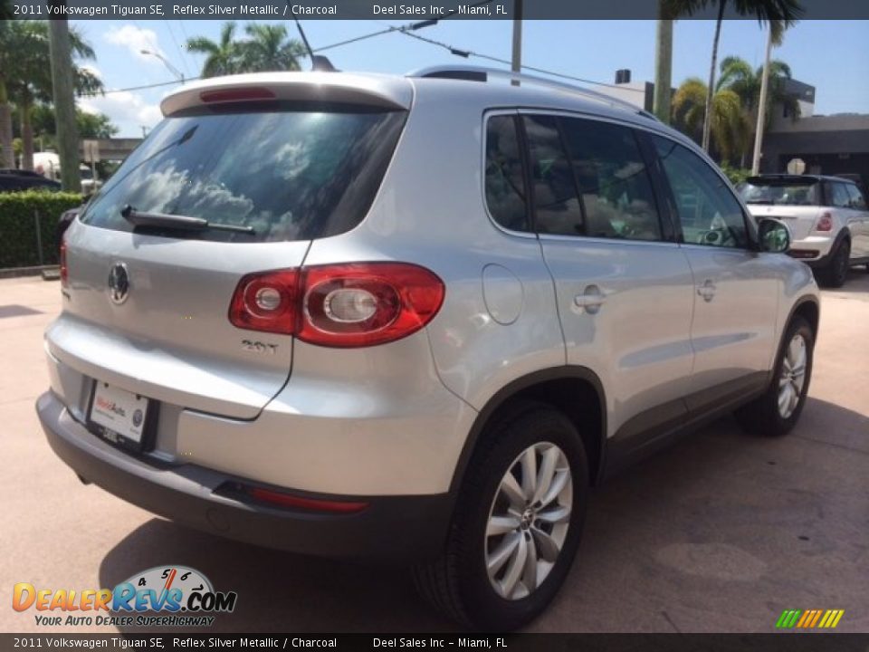 2011 Volkswagen Tiguan SE Reflex Silver Metallic / Charcoal Photo #5