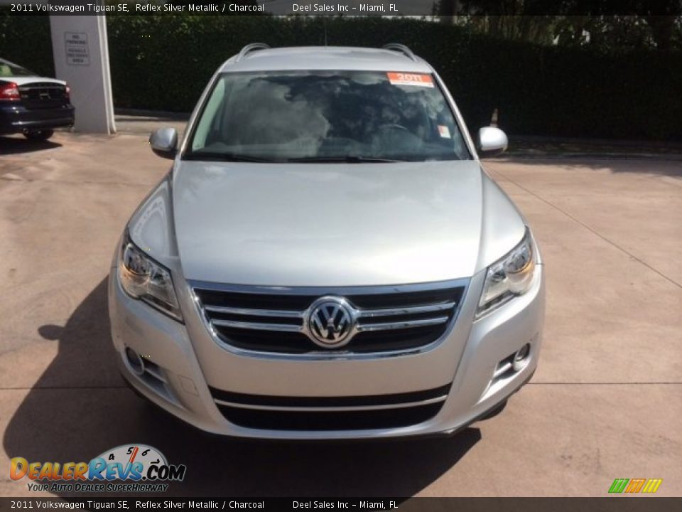 2011 Volkswagen Tiguan SE Reflex Silver Metallic / Charcoal Photo #8