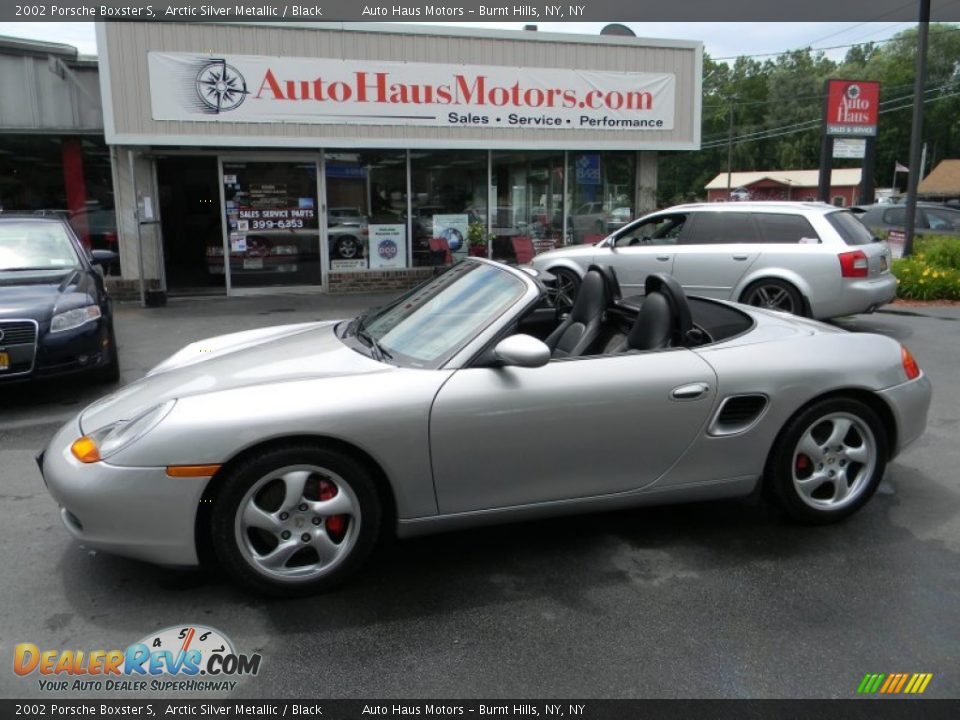 2002 Porsche Boxster S Arctic Silver Metallic / Black Photo #1