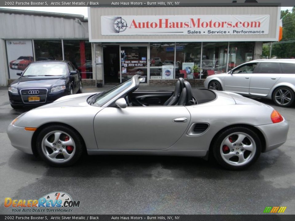2002 Porsche Boxster S Arctic Silver Metallic / Black Photo #3