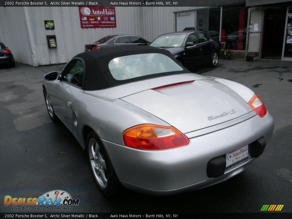 2002 Porsche Boxster S Arctic Silver Metallic / Black Photo #6