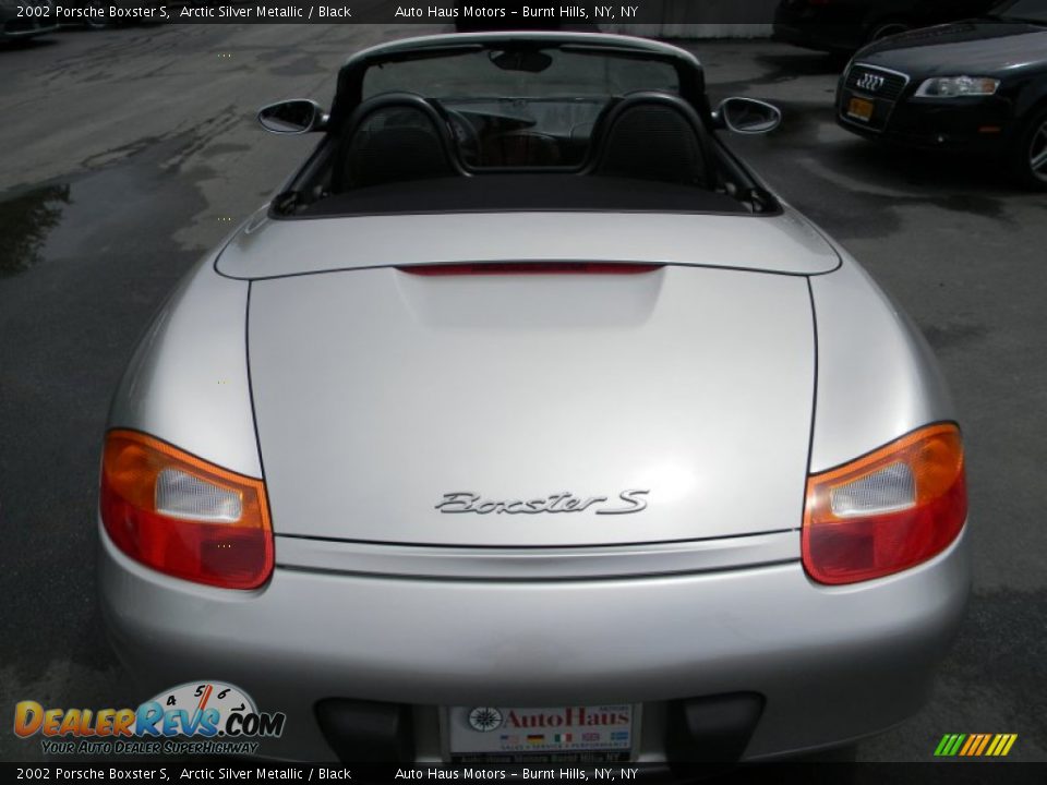 2002 Porsche Boxster S Arctic Silver Metallic / Black Photo #7