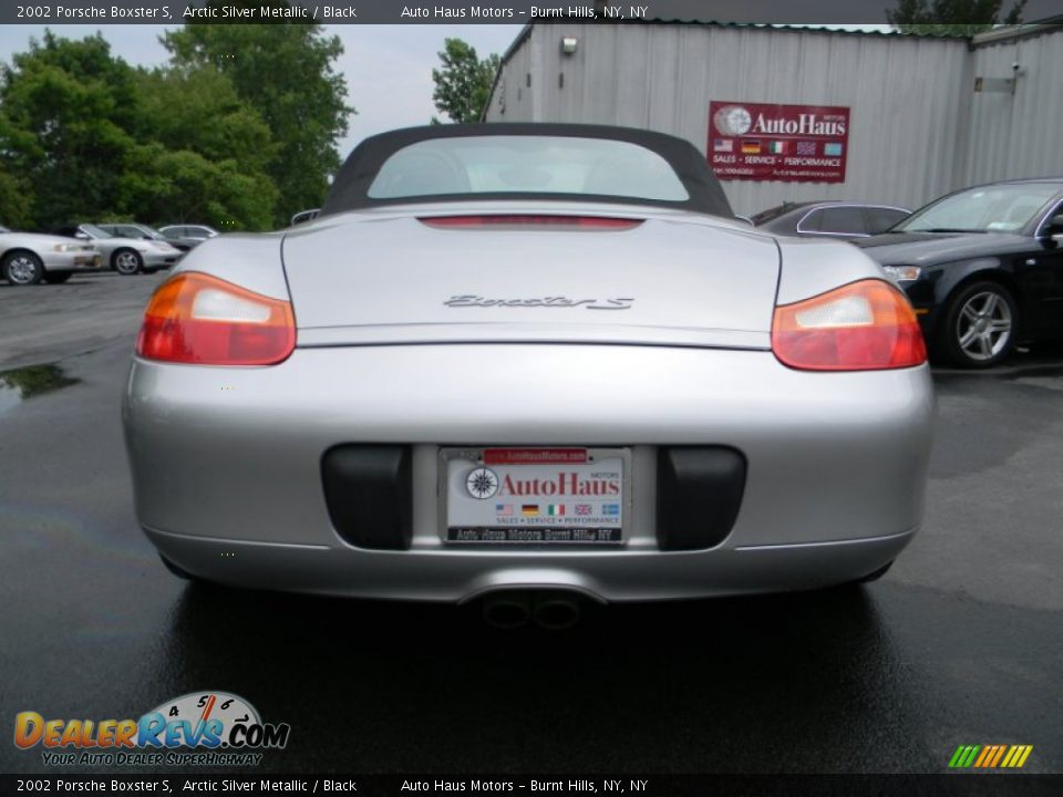 2002 Porsche Boxster S Arctic Silver Metallic / Black Photo #8