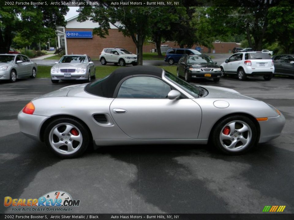 2002 Porsche Boxster S Arctic Silver Metallic / Black Photo #12