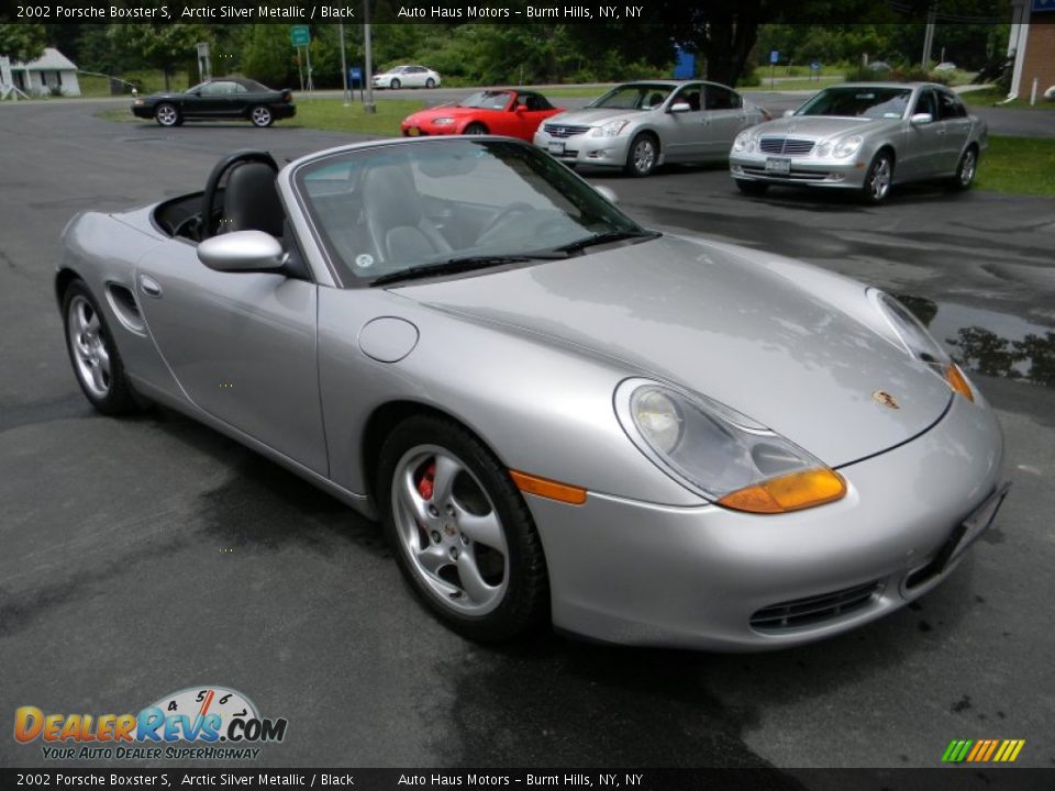 2002 Porsche Boxster S Arctic Silver Metallic / Black Photo #13