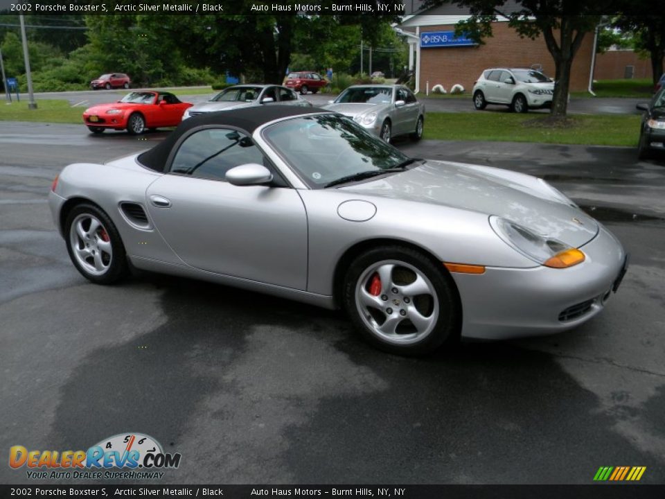 2002 Porsche Boxster S Arctic Silver Metallic / Black Photo #14