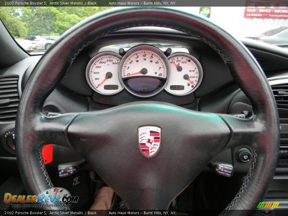 2002 Porsche Boxster S Arctic Silver Metallic / Black Photo #17