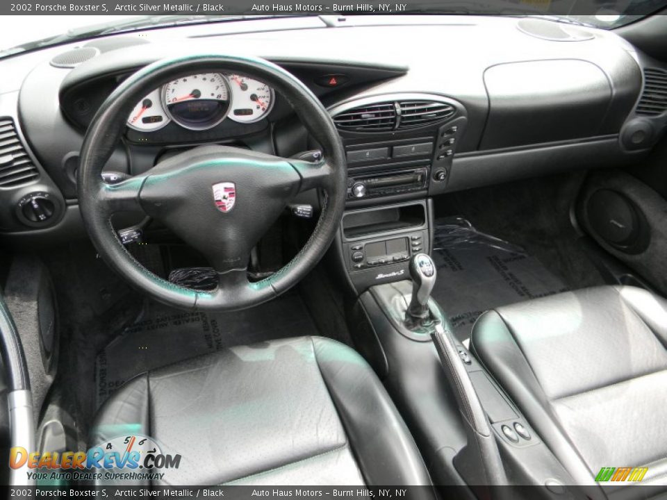 2002 Porsche Boxster S Arctic Silver Metallic / Black Photo #18